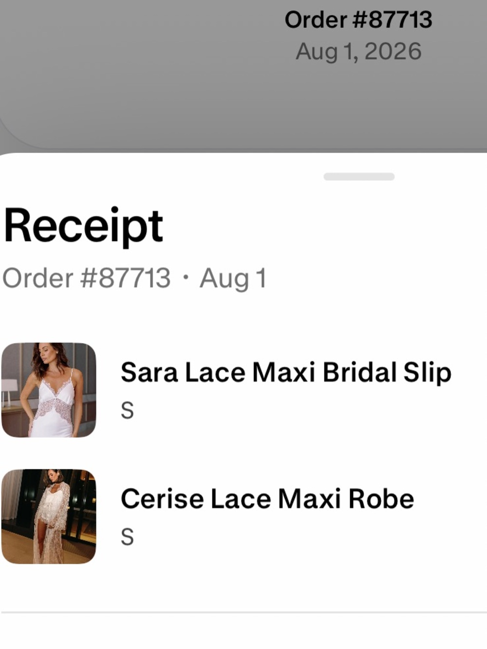 Sara Lace Maxi Bridal Slip - White